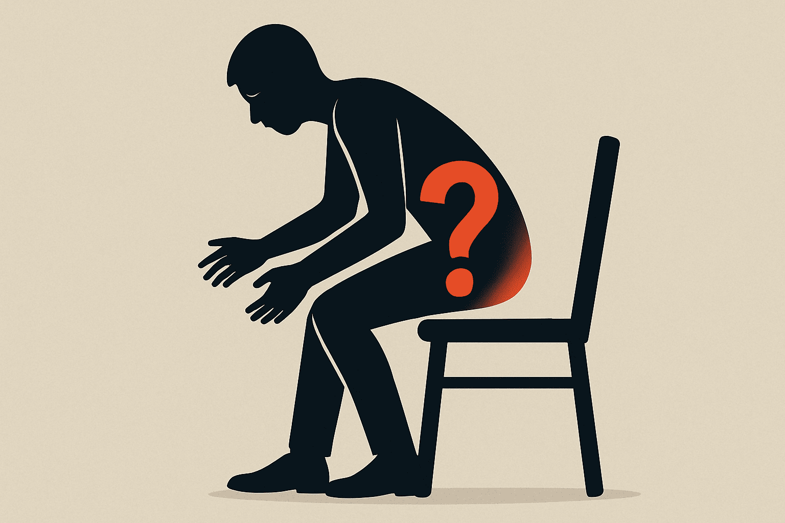 Pourquoi j'ai mal au coccyx quand je m'assois ? Les 5 causes les plus fréquentes