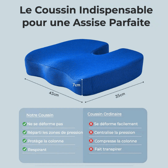 Coussin Anti-Pression à Technologie Gel