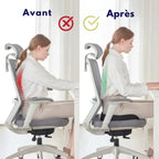 Coussin Coccyx Gel - Assise Zéro Pression
