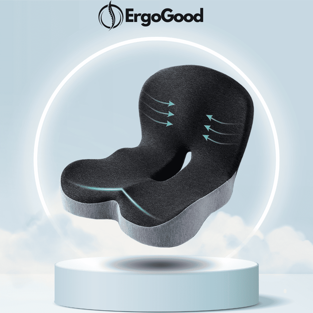 Le Total Confort - Coussin Lombaire + Coccyx Combo