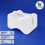 Coussin de Genoux Ergonomique – Alignement Parfait & Anti-Mal de Dos