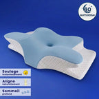 Oreiller Cervical Thérapeutique – Soulagement Immédiat des Tensions