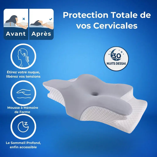 Oreiller Cervical Anti-Torticolis ErgoGood