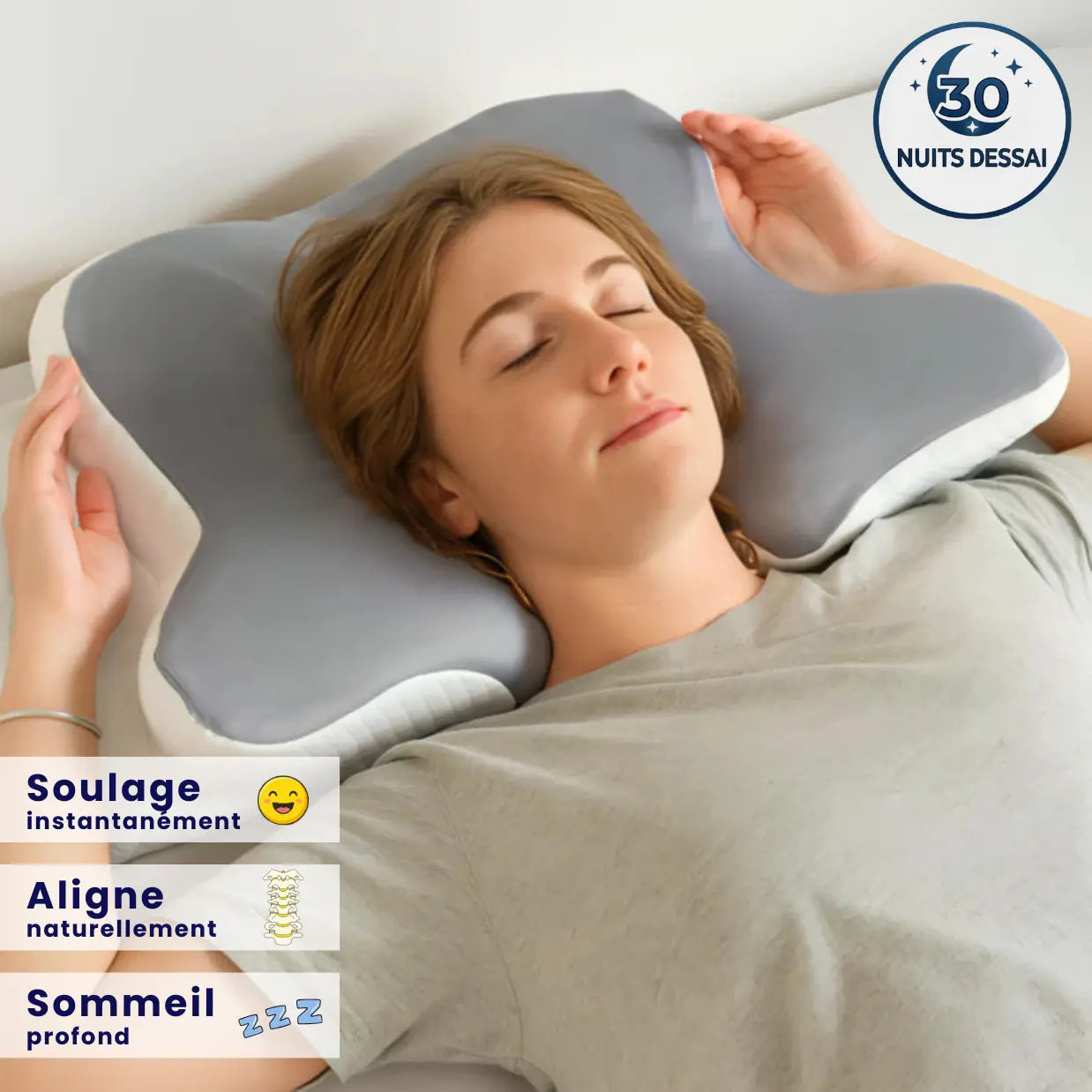Oreiller Cervical Alignement Ergonomique