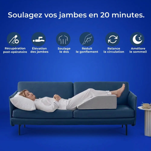 Coussin Repose-Jambes | La solution contre les jambes lourdes