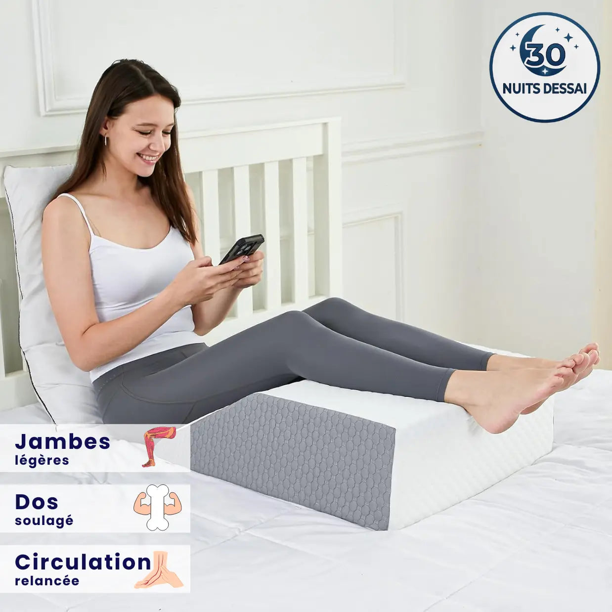 Repose-Jambes Circulation Ergonomique