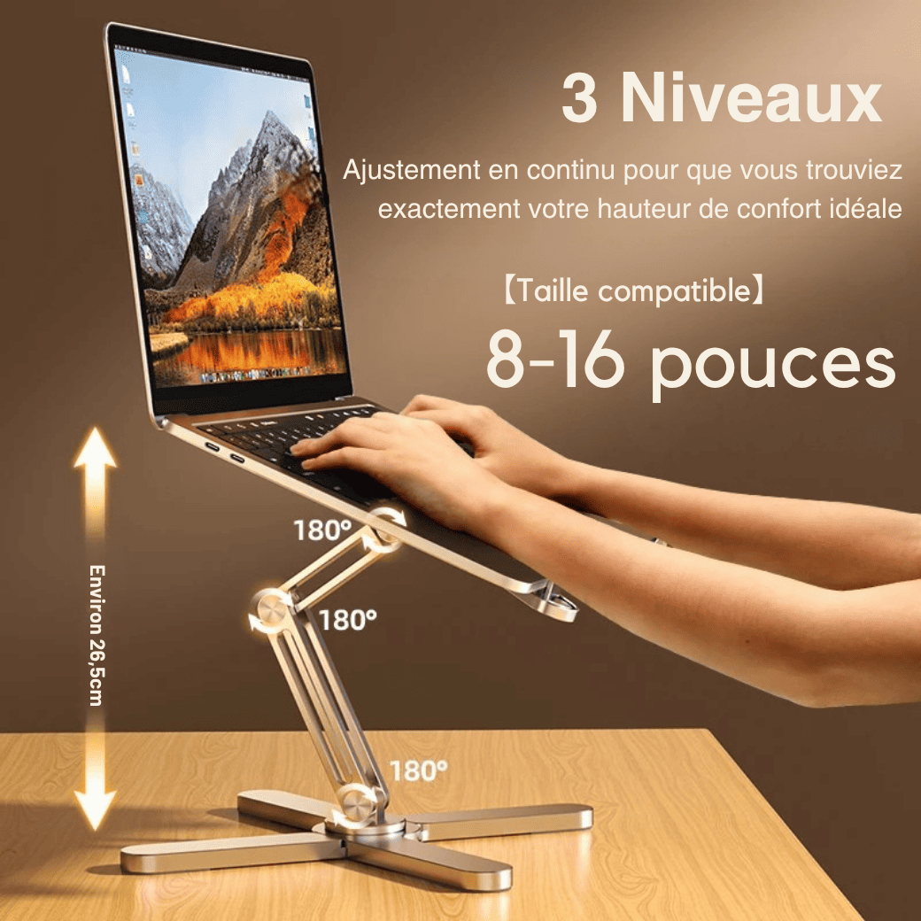 Le Redresseur De Posture - Support PC 360° Réglable